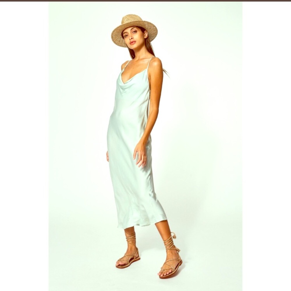 YFB slip dress / sweetie mint color.
